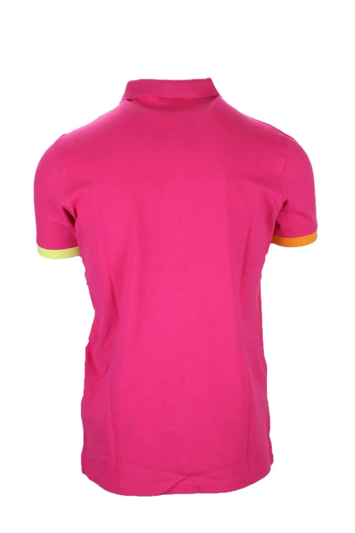 Polo mezza manica con profili in colorati