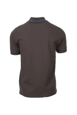 Polo mezza manica con profili in contrasto
