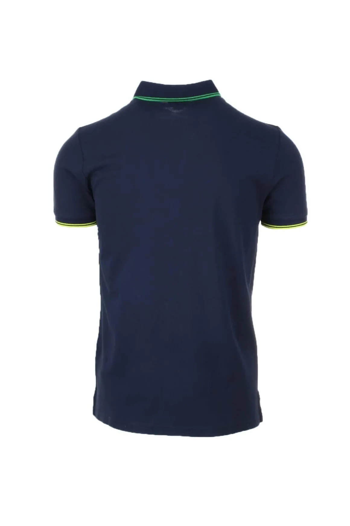 Polo mezza manica con profili in contrasto