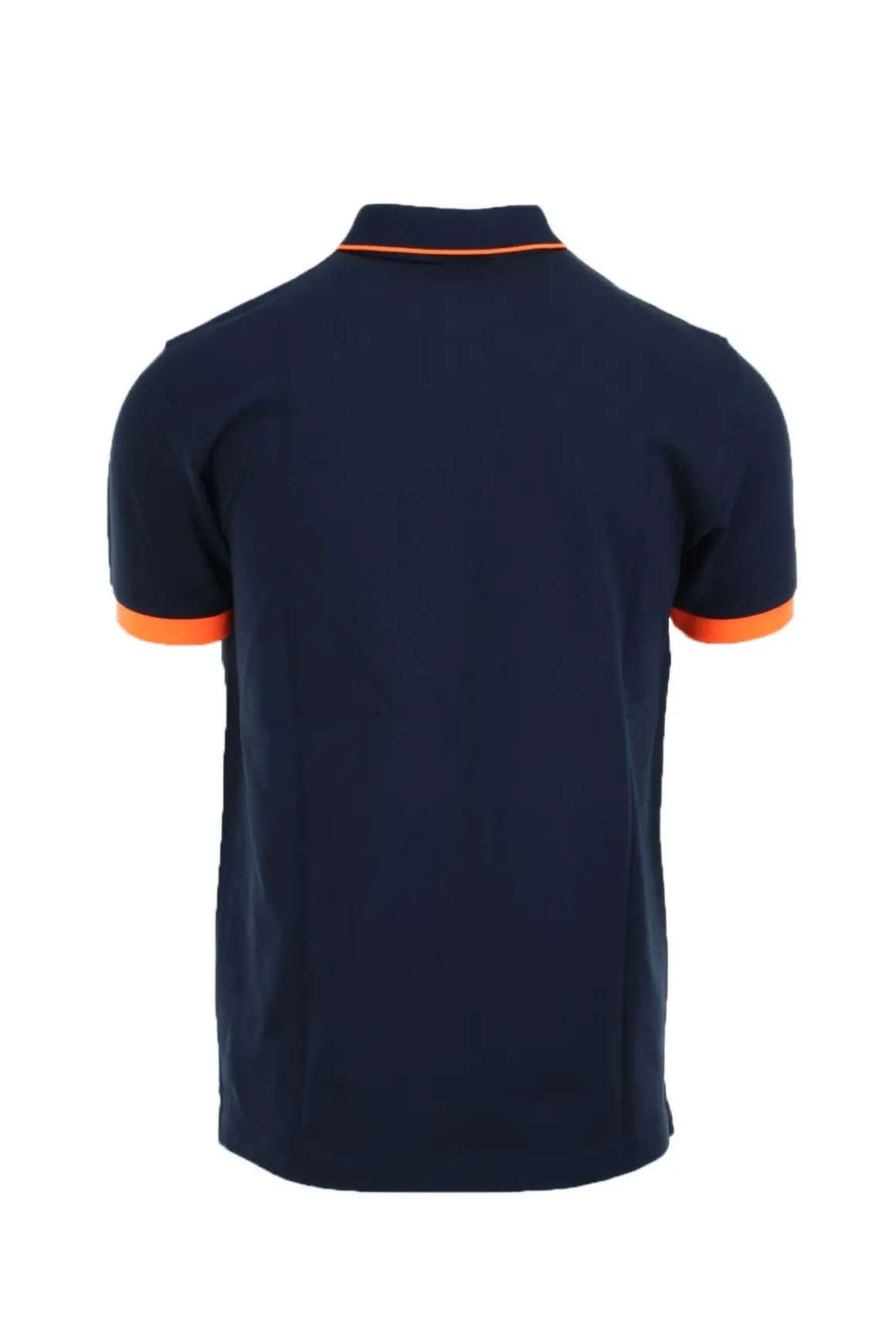 Polo mezza manica con profili fluo