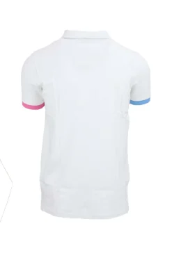 Polo mezza manica con profili in colorati