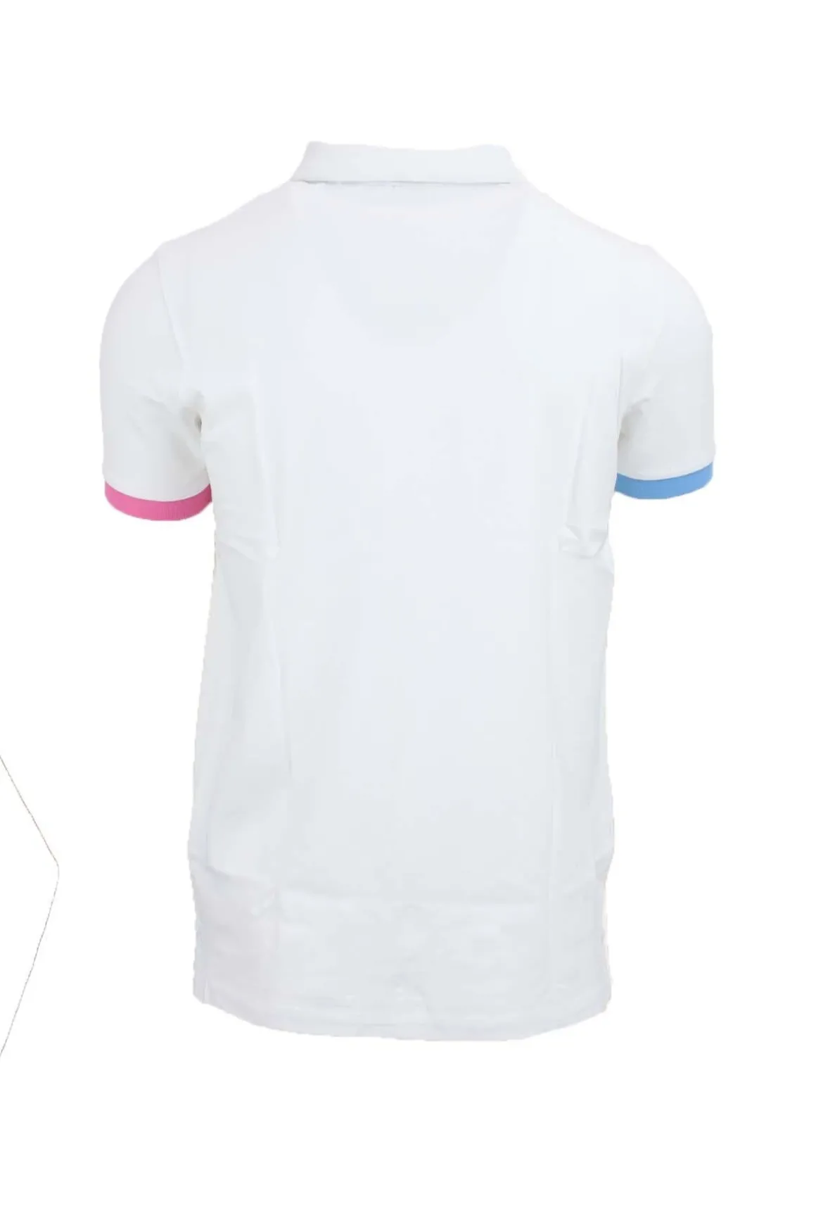 Polo mezza manica con profili in colorati