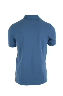Polo mezza manica con profili in contrasto