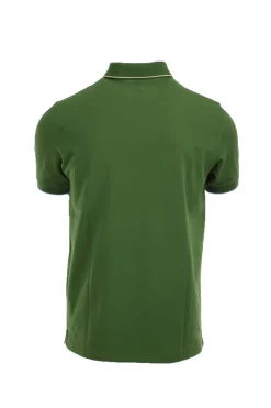 Polo mezza manica con profili in contrasto