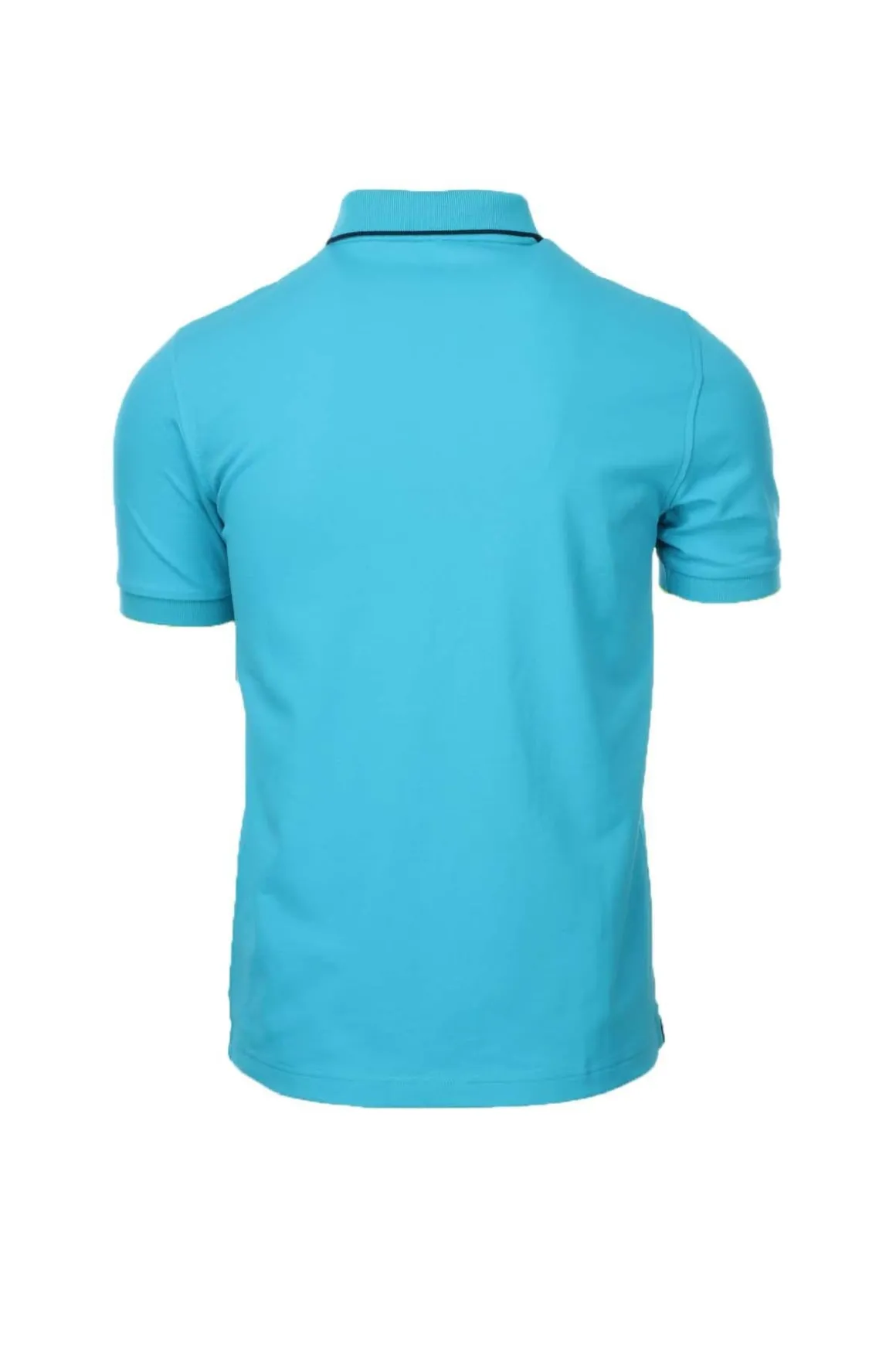 Polo mezza manica con profili in contrasto