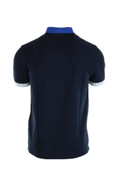 Polo mezza manica dettagli multicolor