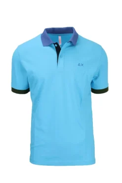 Polo mezza manica dettagli multicolor