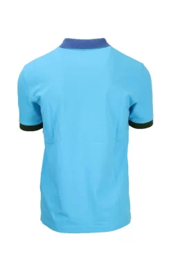 Polo mezza manica dettagli multicolor