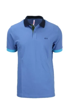 Polo mezza manica dettagli multicolor