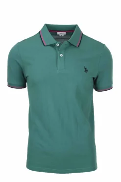 Polo mezza manica in piquet unito