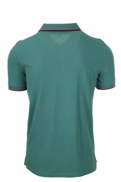 Polo mezza manica in piquet unito