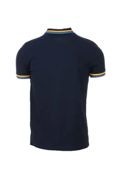 Polo mezza manica in piquet logo