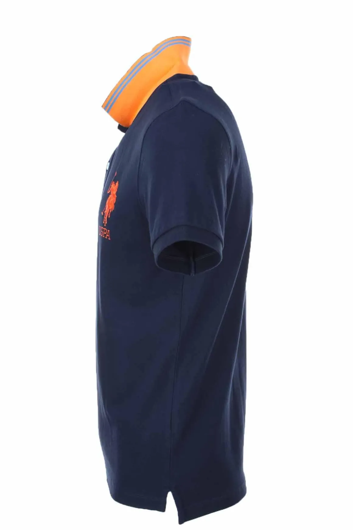 Polo mezza manica piquet maxi logo