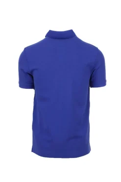 Polo mezza manica piquet di cotone tinta unita