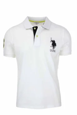 Polo mezza manica piquet maxi logo