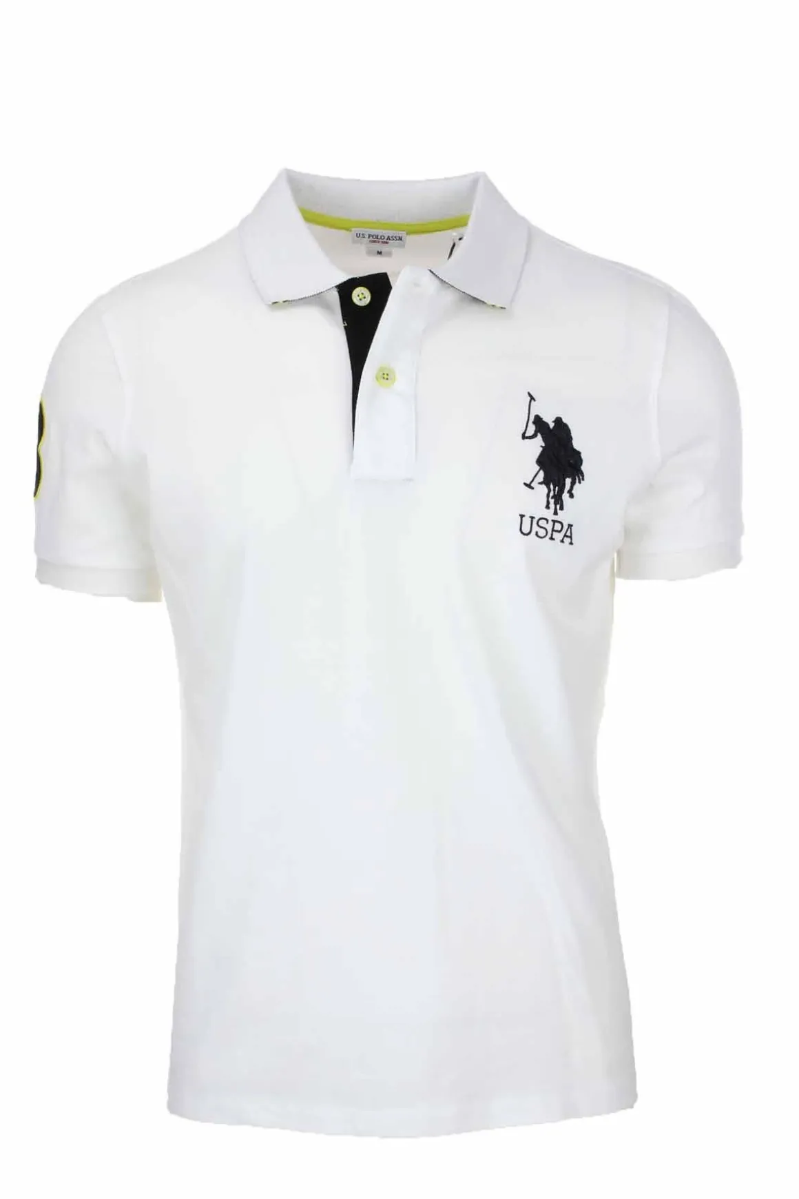 Polo mezza manica piquet maxi logo