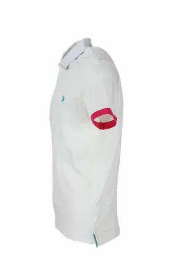 Polo mezza manica profili multicolor