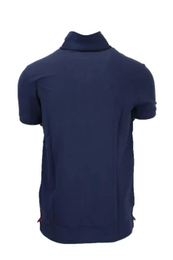 Polo mezza manica tinta unita con logo