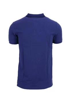 Polo mezza manica tinta unita con logo