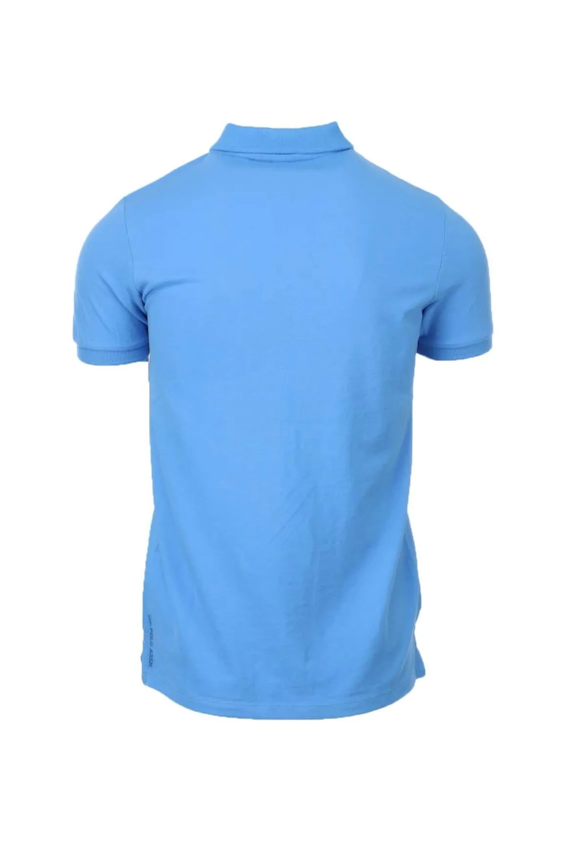 Polo mezza manica tinta unita con logo