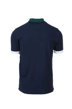 Polo mezza manica uomo dettagli in contrasto