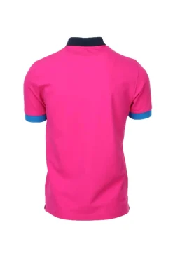 Polo mezza manica uomo dettagli in contrasto