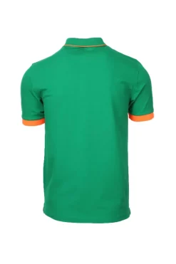 Polo mezza manica uomo profili fluo