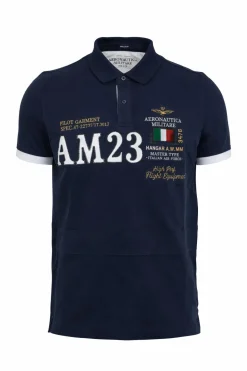 Polo Uomo Piquet Cotone Ricamo Frontale