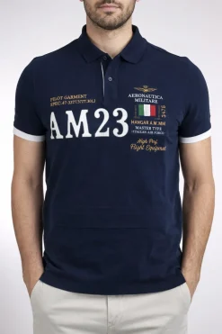 Polo Uomo Piquet Cotone Ricamo Frontale