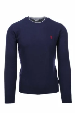 Pullover girocollo in lana