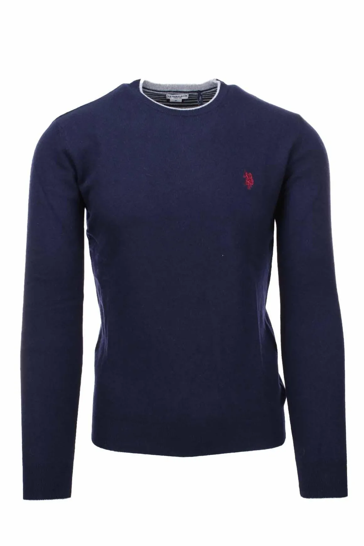 Pullover girocollo in lana