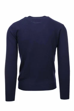 Pullover girocollo in lana