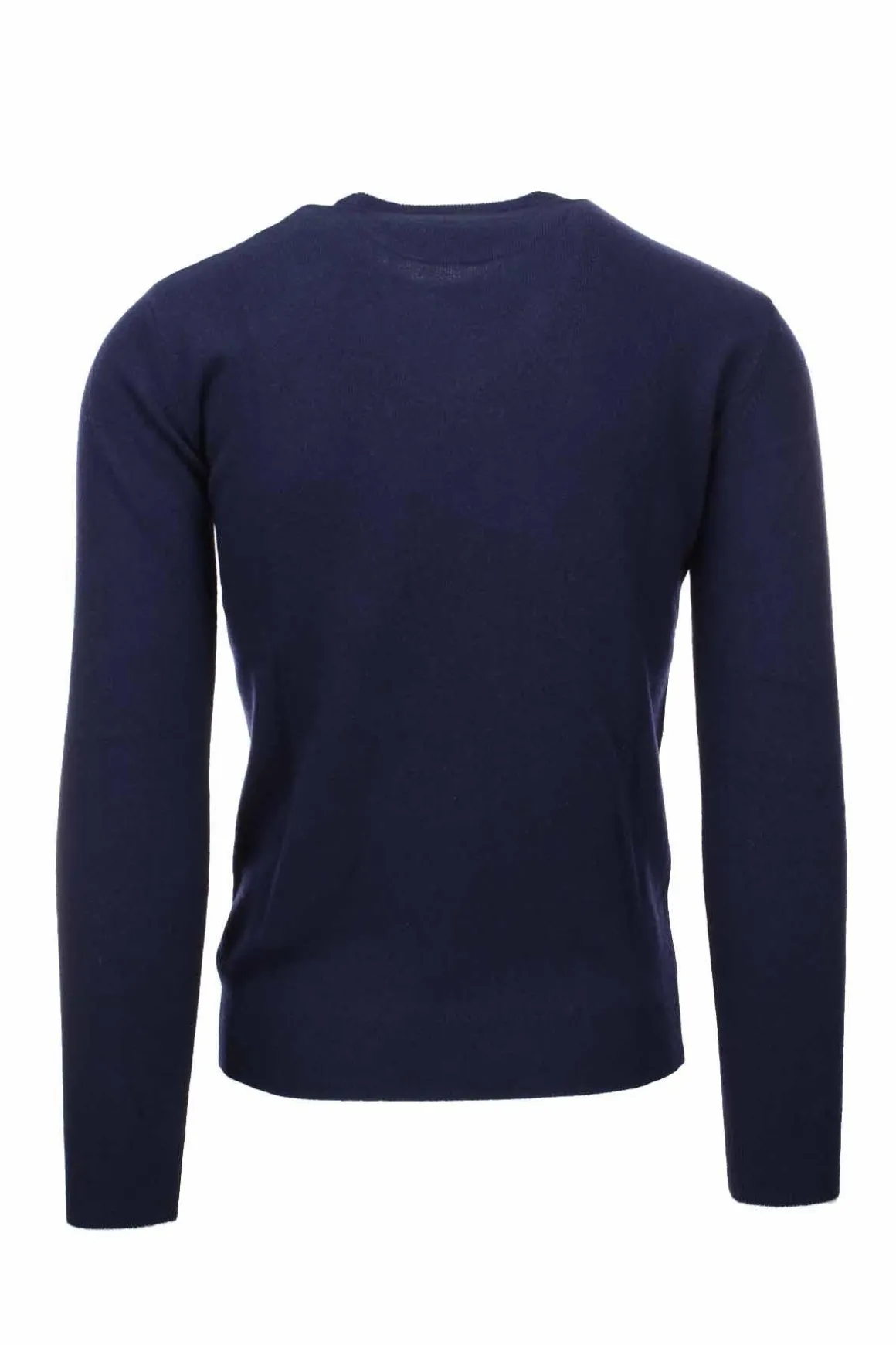 Pullover girocollo in lana