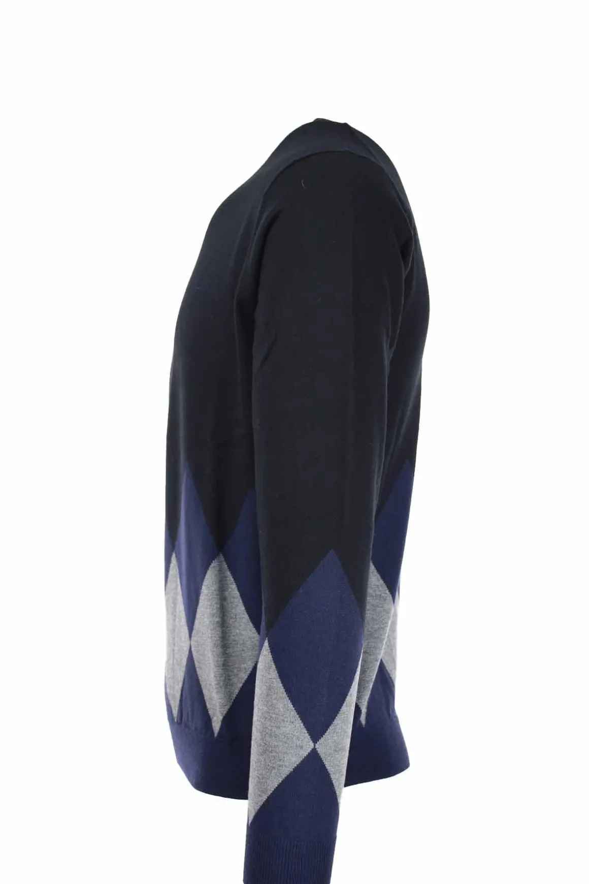 Pullover girocollo rombi