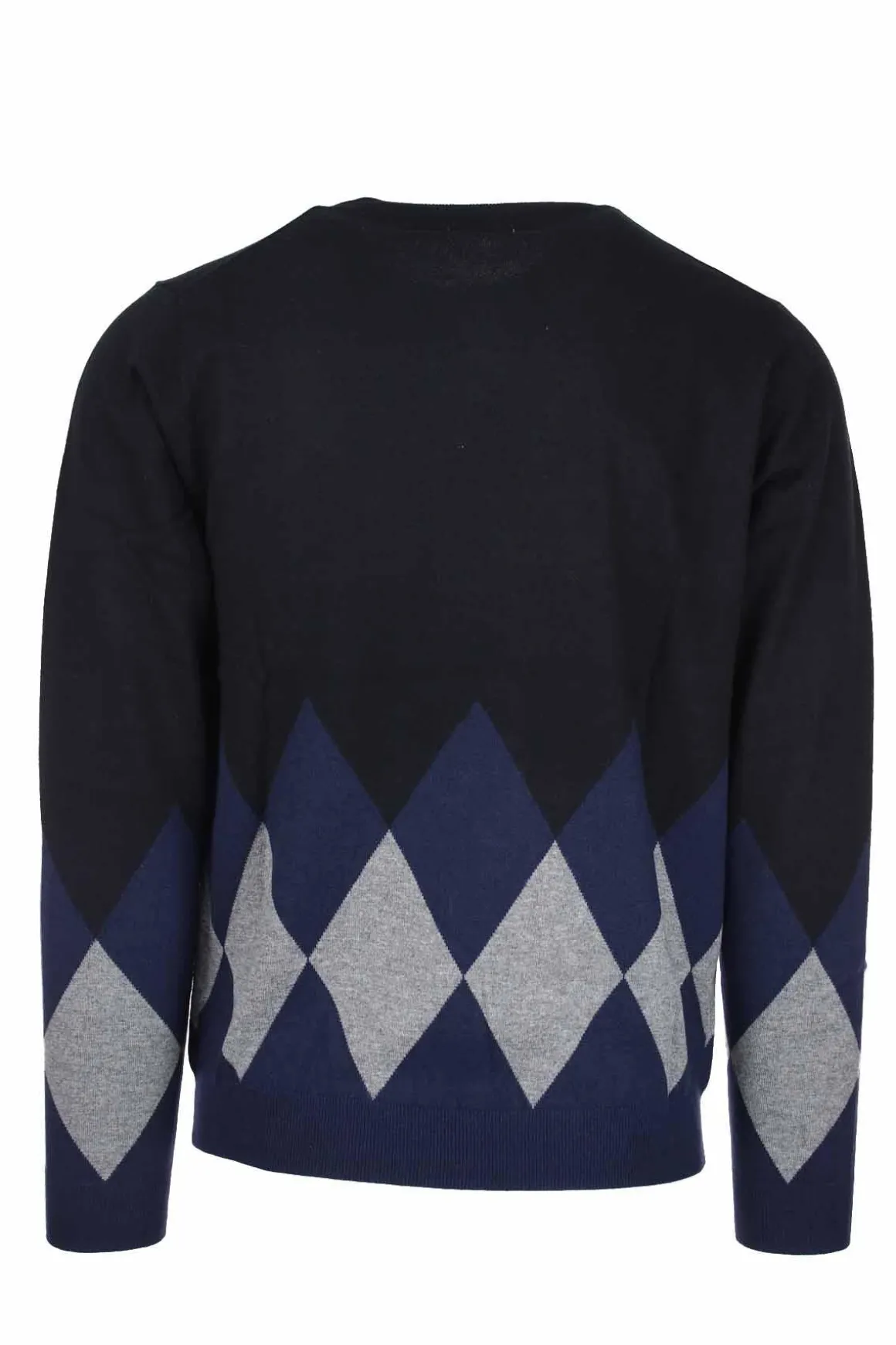 Pullover girocollo rombi