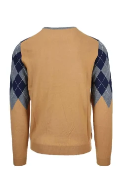 Pullover girocollo rombi