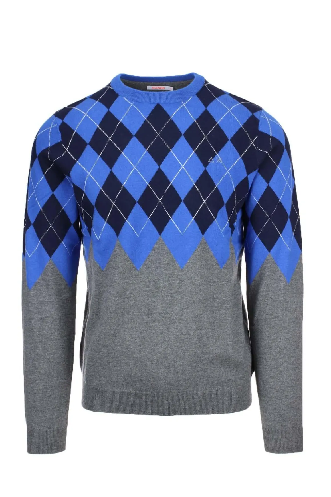 Pullover girocollo rombi