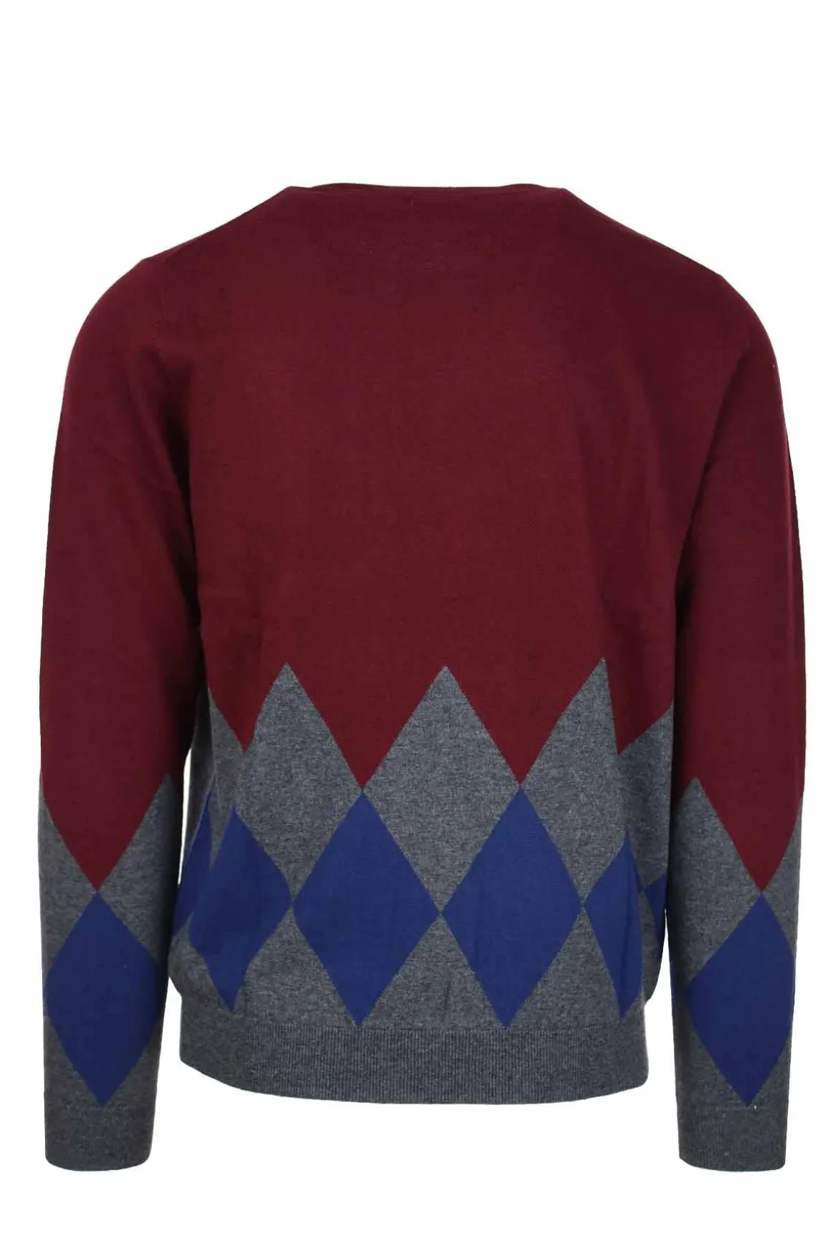 Pullover girocollo rombi