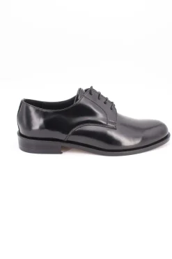 Scarpe Derby in vitello spazzolato