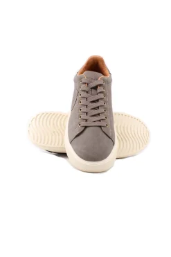 Scarpe Sneaker in pelle con scudetto Buck01