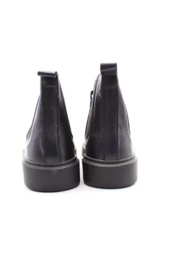 Scarpe stringate alte in pelle