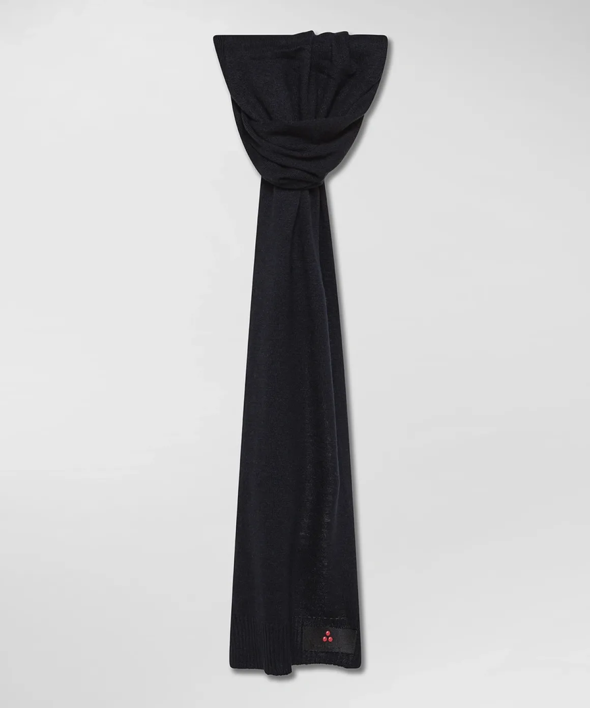 Sciarpa in misto lana con logo