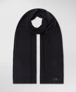Sciarpa in misto lana con logo