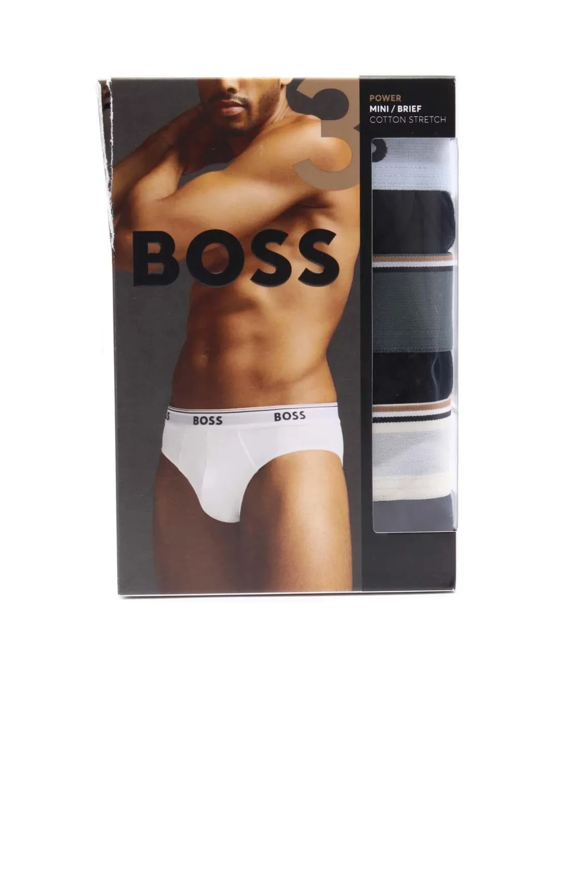 Slip intimo in cotone elasicizzato confezione da tre