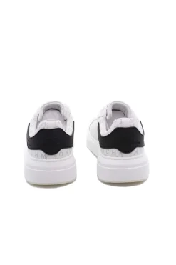Sneaker in pelle con monogramma John Richmond