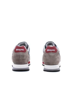 Sneaker Uomo con passante logato mesh e Cordura queens01