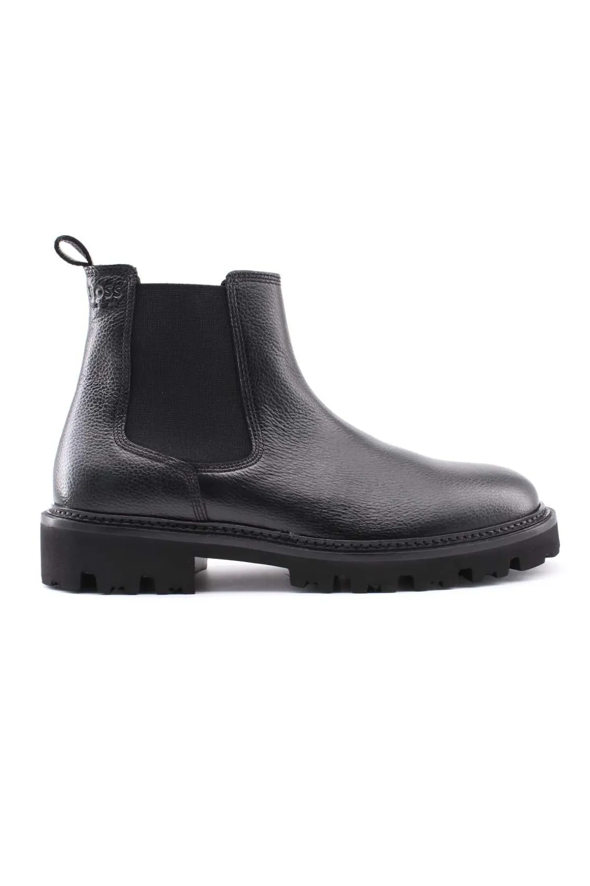 Stivaletti chelsea in pelle martellata