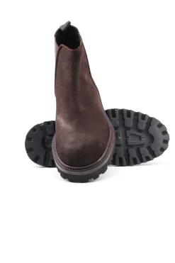 Stivaletti chelsea in pelle scamosciata