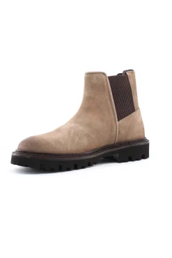 Stivaletti chelsea in pelle scamosciata