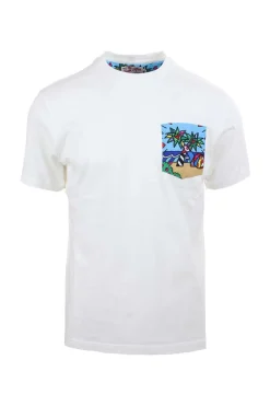 Tshirt con taschino fantasia esclusiva Britto